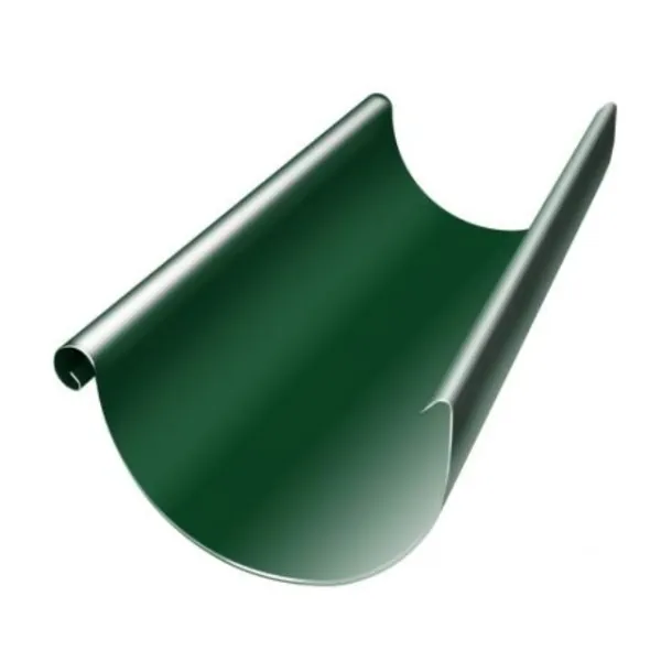 Водосток Grand Line 125x90 – Желоб 3м RAL 6005 купить в Нефтекамске