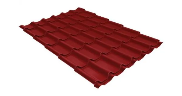 Металлочерепица классик 0,5 Satin RAL 3011 коричнево-красный купить в Нефтекамске