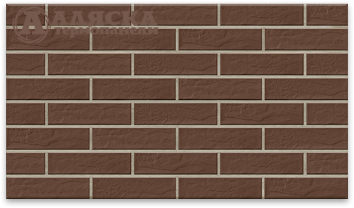 Фасадные Термопанели Аляска Braun Rustic купить в Нефтекамске