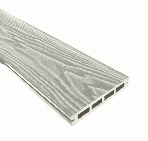 Террасная доска из ДПК Terrapol Смарт 3D Пустотелая с пазом Дуб беленый купить в Нефтекамске