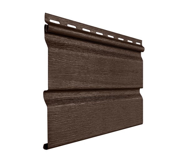 Виниловый сайдинг fineber (файнбер) - серия "стандарт", коричневый купить в Нефтекамске