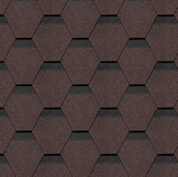 Гибкая черепица Docke, коллекция Шеффилд – Корица купить в Нефтекамске