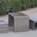 Диван-Трансформер AFINA плетеный из иск. ротанга S330G-W78 Grey купить в Нефтекамске