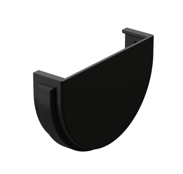 Заглушка желоба Docke Premium ПВХ - Карбон купить в Нефтекамске