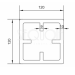 Столб SEQUOIA Evolution 3D WOOD BROWN купить в Нефтекамске