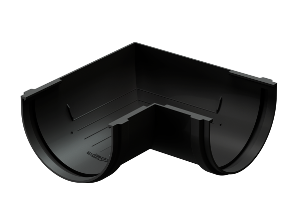 Угол желоба универсал 90˚ Docke Premium ПВХ - Карбон купить в Нефтекамске