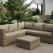 Комплект мебели AFINA плетеной из иск. ротанга YR825B Beige купить в Нефтекамске