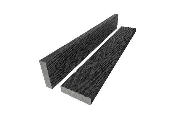 Брус лавочный 3D-тиснение 20х80 Графит купить в Нефтекамске
