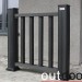 Ограждение из ДПК Outdoor Классик 3D STORM чёрный купить в Нефтекамске