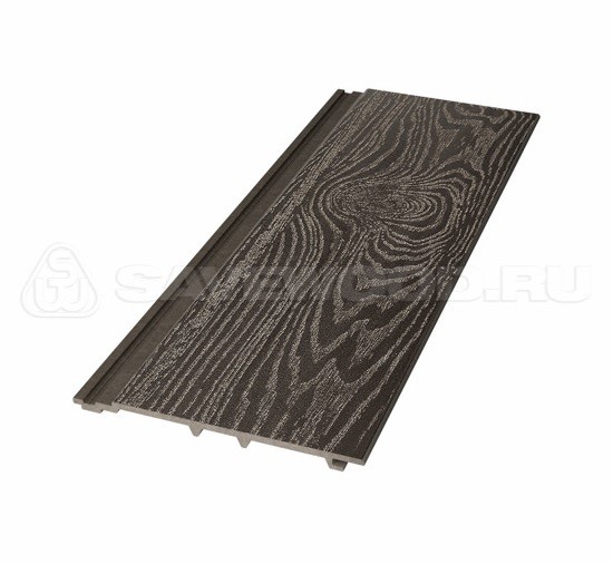 Сайдинг из дпк savewood sw-cedrus тангенциальный распил темно-коричневый купить в Нефтекамске