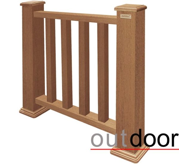 Ограждение из ДПК Outdoor Классик 3D STORM дуб купить в Нефтекамске