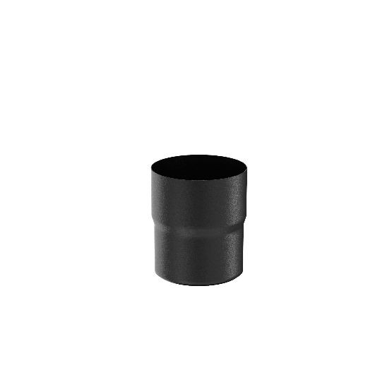 Водосток Aquasistem, система 125x90 - Соединитель трубы RAL 9005 Чёрный купить в Нефтекамске