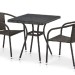 Комплект плетеной мебели AFINA из иск. ротанга T282BNT/Y137C-W53 Brown 2Pcs купить в Нефтекамске