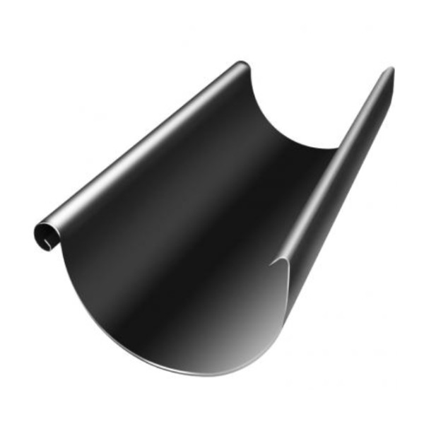 Водосток Grand Line 125x90 – Желоб 3м RAL 9005 купить в Нефтекамске