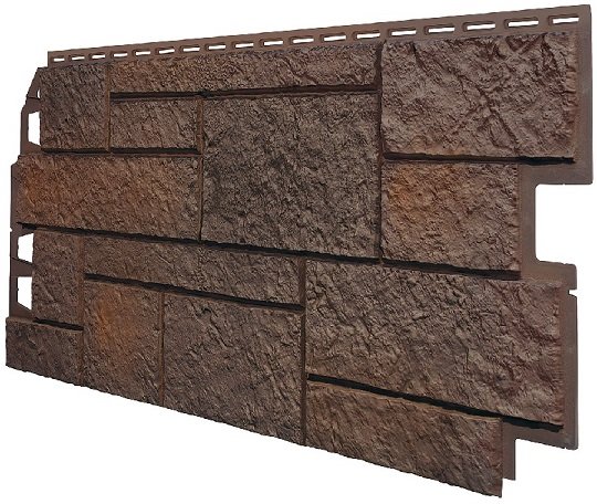 Фасадная панель VOX Sandstone (Сандстоун) темно коричневый купить в Нефтекамске
