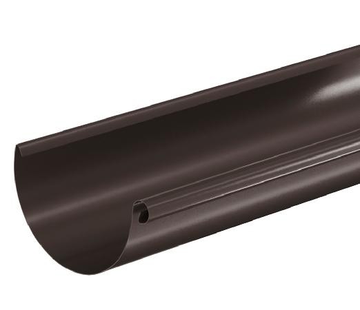 Водосток Aquasistem, система 150/100 - Водосточный желоб 3.00м RR 32 Тёмно Коричневый купить в Нефтекамске