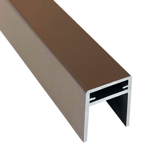 П-профиль Алюминиевый EasyDecking 35x25 Венге купить в Нефтекамске