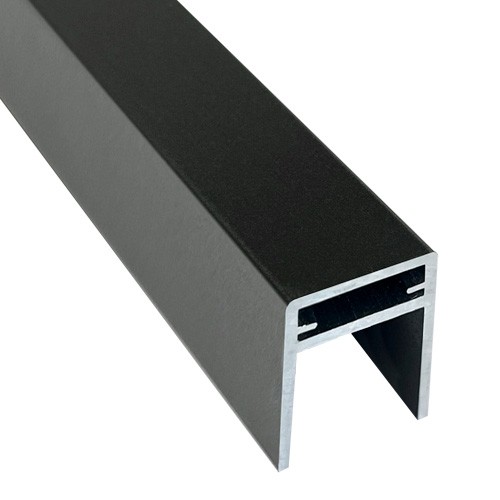 П-профиль Алюминиевый EasyDecking 35x25 Черное дерево купить в Нефтекамске
