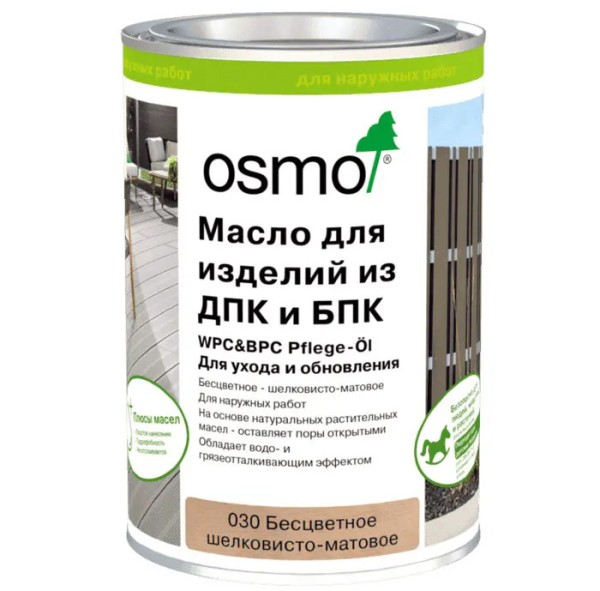 Масло для ДПК (OSMO) Бесцветное купить в Нефтекамске