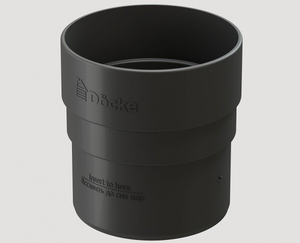 Муфта соединительная ПВХ Docke STANDART серый купить в Нефтекамске