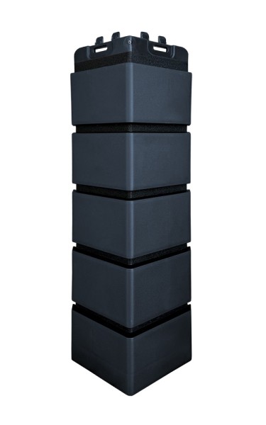 Угол Grand Line клинкерный кирпич ПРЕМИУМ Графит (шов RAL 9005) купить в Нефтекамске