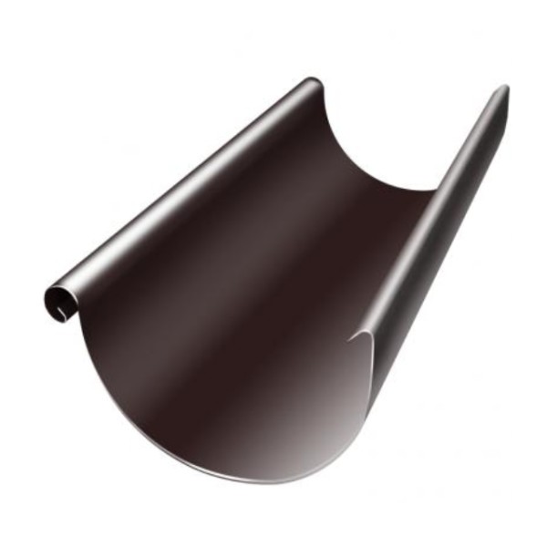Водосток Grand Line 125x90 – Желоб 3м RAL 8017 купить в Нефтекамске