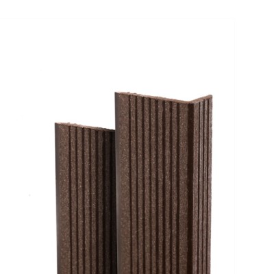 Угол торцевой Ecodecking Техно 70х35x3000 Шоколад