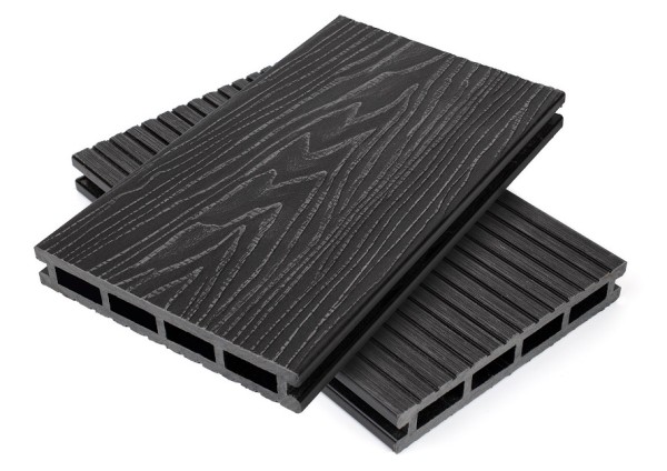Террасная доская ДПК NanoWood Nature 3D пустотелая Графит купить в Нефтекамске
