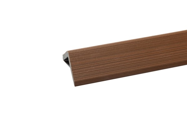 Уголок торцевой Ecodecking Скай коэкструзия 45х45х3000 Тик купить в Нефтекамске